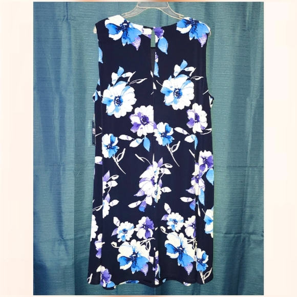 Jessica Howard Navy Floral Dress - Picture 3 of 4